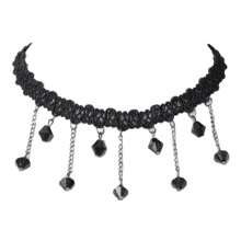 Set de 10 collares gargantilla de encaje con estilo minimalista gótico, europeo y americano, collares cortos para damas