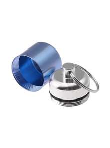 Hộp đựng thuốc mini - Thiết kế chống nước để bảo vệ chống ẩm, kết cấu hợp kim nhôm, móc chìa khóa tiện lợi để dễ dàng mang theo - Sắp xếp và bảo vệ thuốc hàng ngày của bạn - Nhiều màu - Xem 7