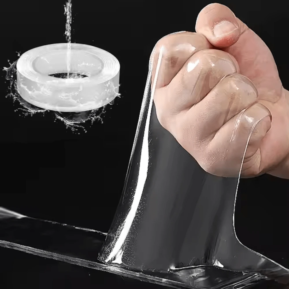 10FT Extra Strong DoubleSided HeavyDuty Tape Removable, Clear Nano