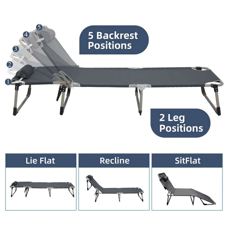 Adults Folding Sleeping Cot Guest Bed Heavy Duty Portable Cots Camping