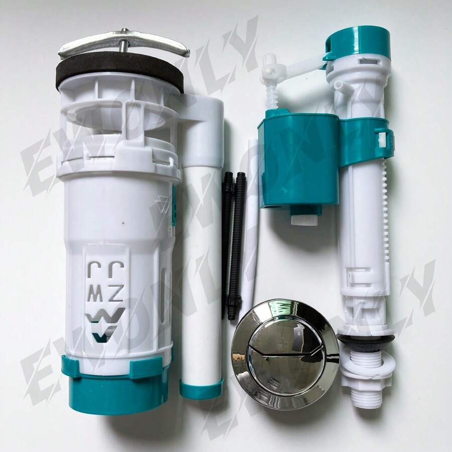1 set vanne de remplissage d'eau de toilette universelle de 20 cm, 3 en
