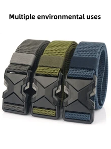 Cintura in vita, accessori per escursionismo - Cintura da lavoro in rete di nylon con fibbia di rilascio rapido resistente, adatta per adolescenti, estiva, casual, all'aperto, atletica o come regali per vacanze, laurea, compleanno o uso quotidiano