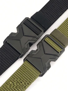 Cintura in vita, accessori per escursionismo - Cintura da lavoro in rete di nylon con fibbia di rilascio rapido resistente, adatta per adolescenti, estiva, casual, all'aperto, atletica o come regali per vacanze, laurea, compleanno o uso quotidiano