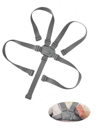 五点式儿童高脚椅安全带、婴儿推车安全带