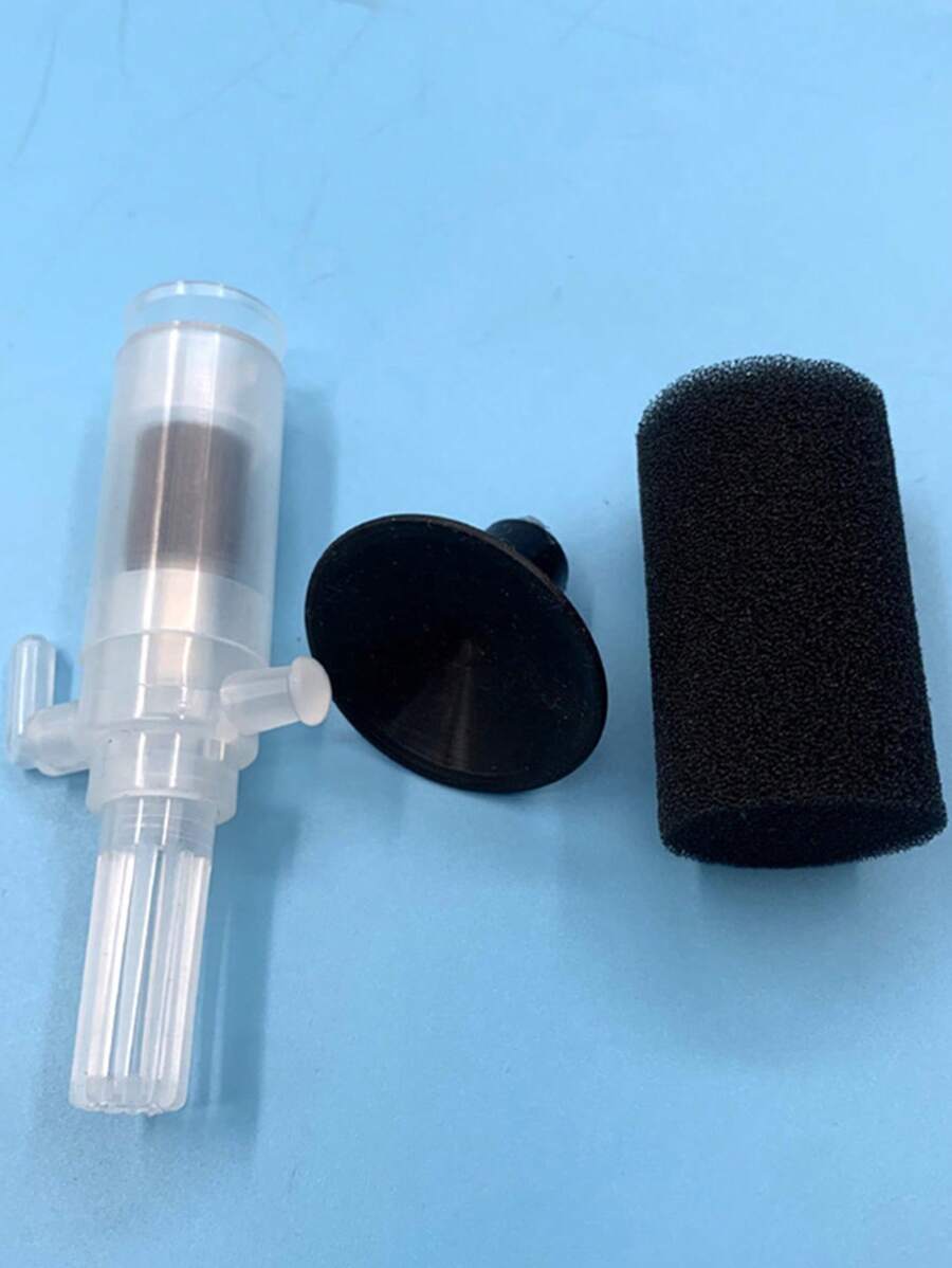 1/4pcs Small Fish Tank Bottle Aquarium Filter Oxygen Pump BuiltIn