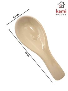 Ceramic Cutlery Rest Smooth Sand 26 Cm - 米色 - 查看 2