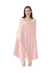 1/3 chiếc khăn tắm dày thấm hút nhanh khô kháng khuẩn khăn nhung bong bóng mềm mại dày khô tóc quấn gia đình khăn tắm cỡ lớn A Class bộ ba món - Nhiều màu - Xem 8