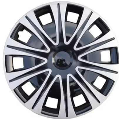 Cobear Tapacubos para ruedas para automóviles Tapacubos negros plateados premium Tapacubos de 17" KY Tapacubos de repuesto para llantas automotrices (paquete de 4)