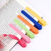 1/3/6 pièces de signets automatiques en silicone, signets pour la lecture des femmes, des hommes, des amateurs de livres, des lecteurs, parfaits pour une utilisation quotidienne au bureau, fournitures scolaires, rentrée scolaire