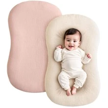 Baby Lounger Cover 2 Packs, Newborn Lounger Cover, Soft And Breathable Lounger Slipcover For Boys Girls, Covers Only Love Valentine