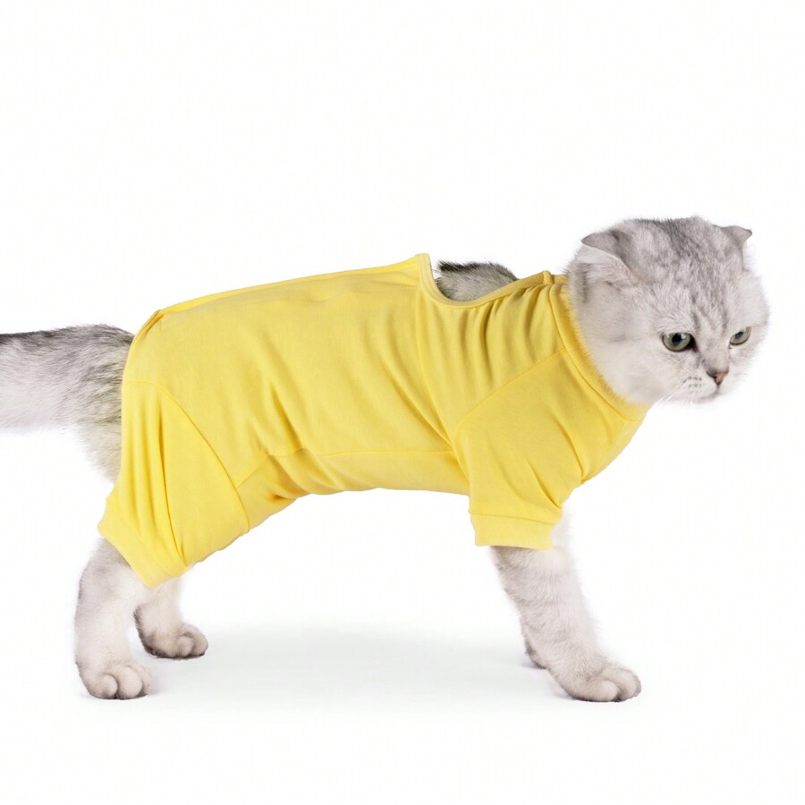 Cat Spaying Recovery Outfit, AntiLick Clothing For Pet PostSurgery