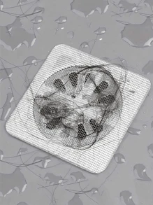 10 件装淋浴和浴缸毛发收集器 - 易于使用，排水过滤器贴纸，一次性排水盖，适用于淋浴、水槽和洗衣房，易于粘贴，毛发塞排水盖，一次性排水过滤器，浴室毛发收集器塞，排水盖，厨房水槽过滤器，一次性淋浴排水毛发收集器，地漏过滤器贴纸，浴室浴缸毛发塞，浴室配件 - 銀色 - 查看 2