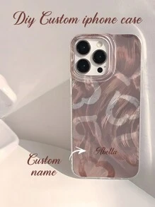 Ốp lưng điện thoại họa tiết trái tim tùy chỉnh, có thể tùy chỉnh bằng văn bản, tên, biệt danh, vỏ cứng PC in chuyển nhiệt chống rơi và chống bám vân tay toàn bộ cạnh, tương thích với iPhone 15/14 Plus/13 Pro/12 Pro Max/11/6P/7P/XS/XR, lựa chọn hợp lý cho cá nhân, đối tác, gia đình, bạn bè, bạn thân, sinh nhật, quà tặng ốp lưng điện thoại kỷ niệm - Nhiều màu - Xem 1