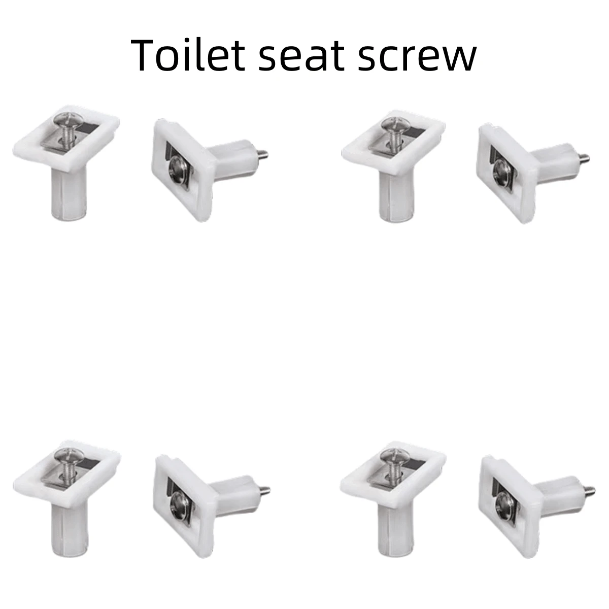 Toilet Lid Accessories General Install Rubber Expansion Screw Sitting
