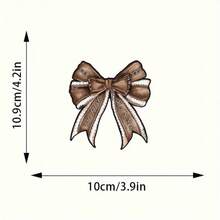 Bộ 2 miếng vá ủi Race Day Bow, miếng vá ép nóng Polyester, thích hợp cho áo phông tự làm, quần jean, ba lô, miếng dán trang trí nhiều màu có thể giặt được - Nhiều màu - Xem 4