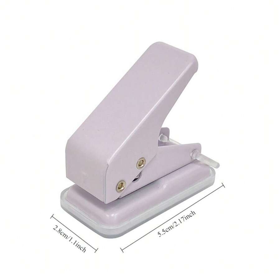 Cartoon Mini Hole Punch Portable Diy Handbook LooseLeaf Book Binding