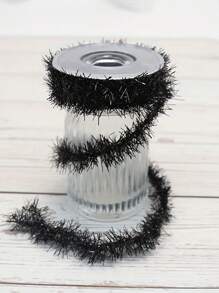 1 件圣诞快乐丝带，节日涤纶面料，DIY 礼品盒装饰，圣诞节庆祝活动派对用品，家庭聚会 - 耐用且多功能的节日丝带材料 - 彩色 - 查看 16