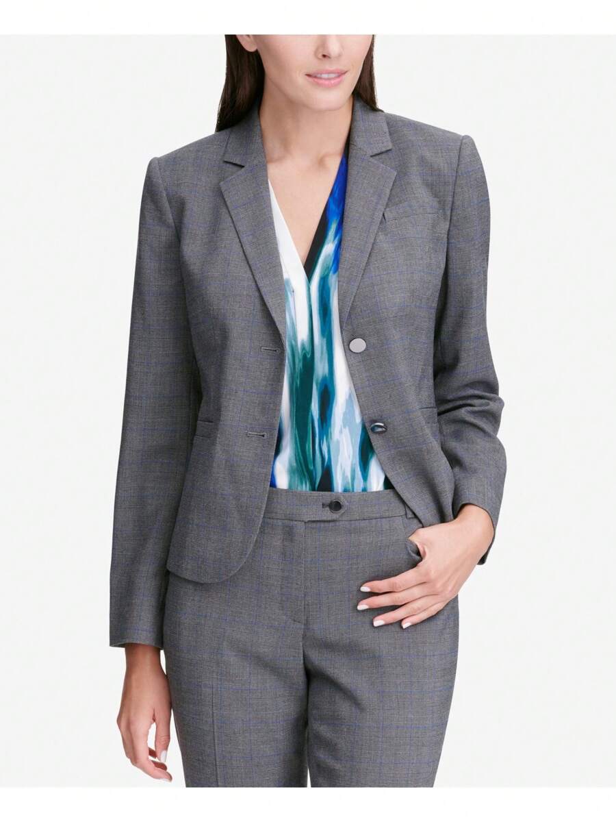CALVIN KLEIN Womens Jacket - Gray - View 1