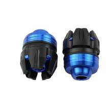 PowerMotor 摩托车前叉防摔杯 前轮防摔防撞罩 摩托车前叉滑块防撞配件 摩托车改装配件