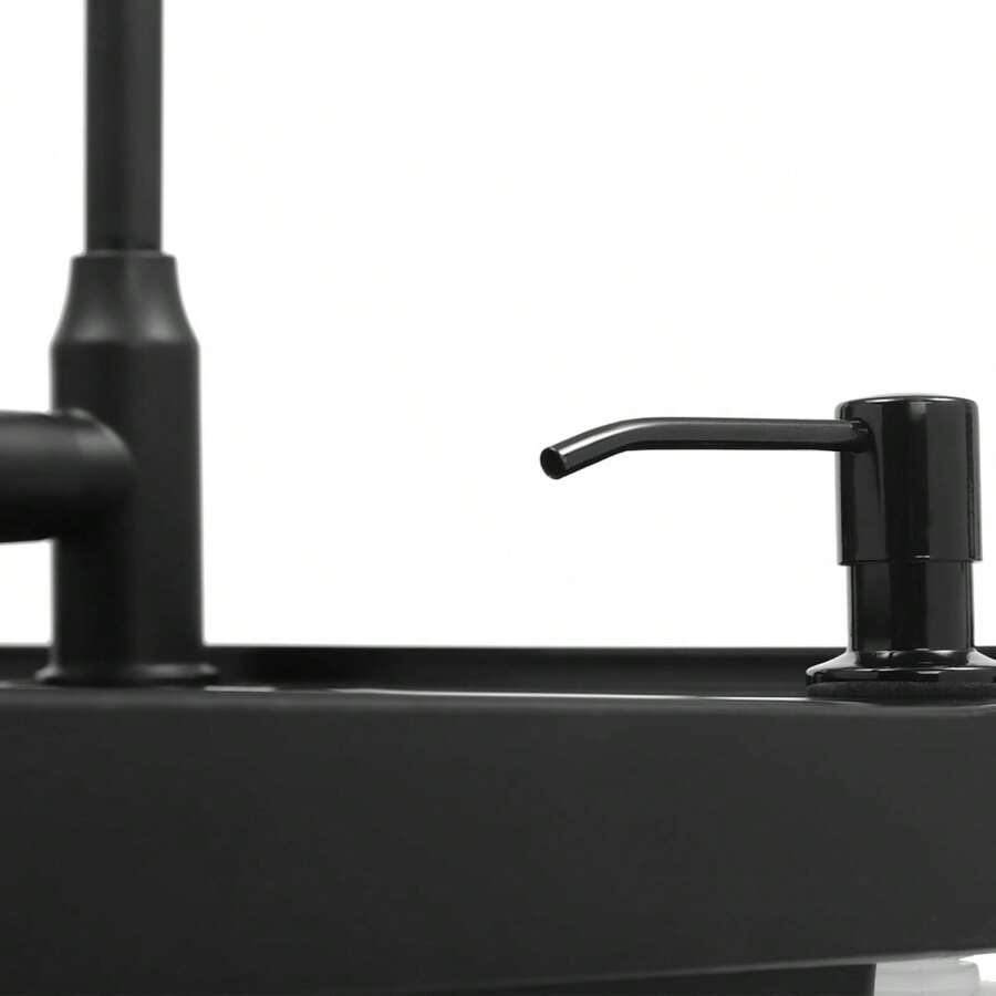 CNCEST LOYALHEARTDYBTG Black Space Saver Utility Sink, Space Saver