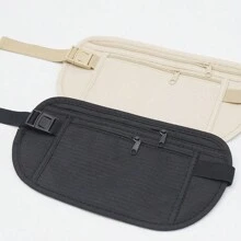 Ultra Light Sports Waist Bag, Coin, Intimate Invisible Outdoor Running Waist Bag, Multifunctional Ultra- Mobile Waist Bag Christmas Winter Fall Christmas Gifts Bag Gifts Thanksgiving Holiday Bag Black Bag Hiking Hiking Student Large Capacity Multi-Functional Portable Fashionable Casual Boyfriend Gifts Vacation Travel Bag Leather Bag Sports Bag Summer School Bag, Camping - Black - View 8