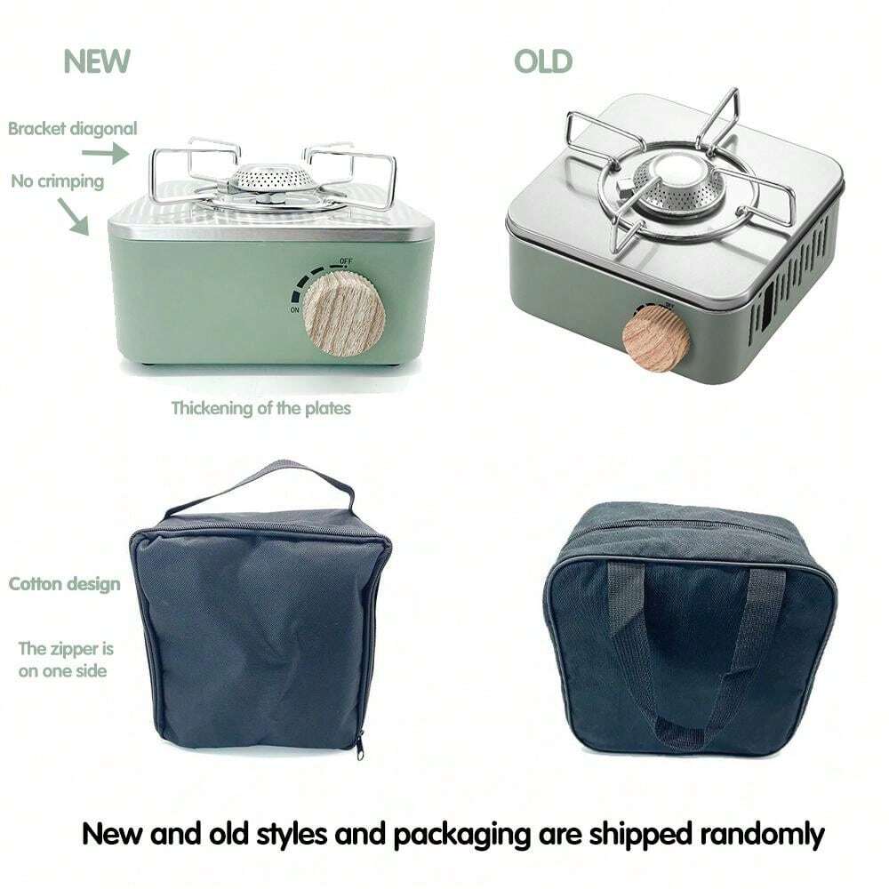 Outdoor Refined Camping Mini Cartridge Stove, Portable Storage, Gas