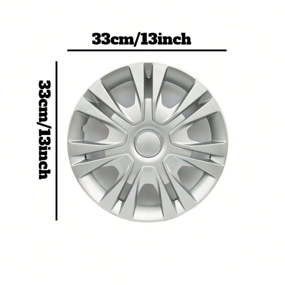 Tapacubos para ruedas para coches Tapacubos plateados premium de 13" KY