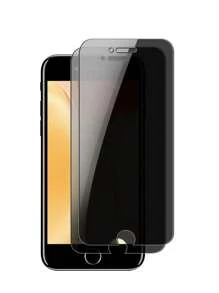 2pcs Anti-Spy, Anti-Fingerprint, Anti-Oil, Privacy Protection Tempered Glass Screen Protector, Compatible With IPhone 7/8/7Plus/8Plus/X/XS/XR/12/12Pro/12Plus/12Pro Max/12e Gift For Birthday, Family, Friends Phone Screen Protector, Phone Accessories