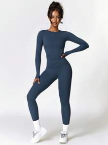 MASKERT Women's Sports Suit, Sports Running Suit, Yoga Suit, Home Casual Suit, Skin Friendly And Comfortable