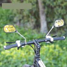 1 对自行车后视镜，平面反光骑行后视镜，摩托车倒车镜