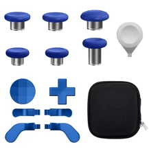 DATA FROG DATA FROG Metal D-Pad Trigger Paddles Replacement Thumbstick For Xb Ox One Eli Te Controller Series 2 Parts Repair Kit Accessories