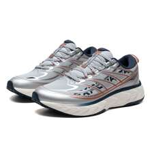 XTEP Kun Wu 3.0 LITE Herren Sneaker im niedrigen Stil, leichte, modische, bequeme Laufschuhe - Akaziengrau/Silber/Indigo - Übersicht 2