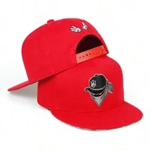 1 buah Topi Baseball Pria 666 Bordir Jari Gaya Hip Hop Street Kartun, Topi Kasual Pelindung Matahari yang Dapat Diatur untuk Aktivitas Luar Ruangan, Perjalanan Musim Semi/Gugur, Pantai, Pesta - MultiWarna - View 3