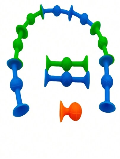 9pcs Suction Cup Dart Toy Set, Reusable Silicone Soft Darts, Family Party Interaction Throwing Game Toys, Suction & Sticking Toys