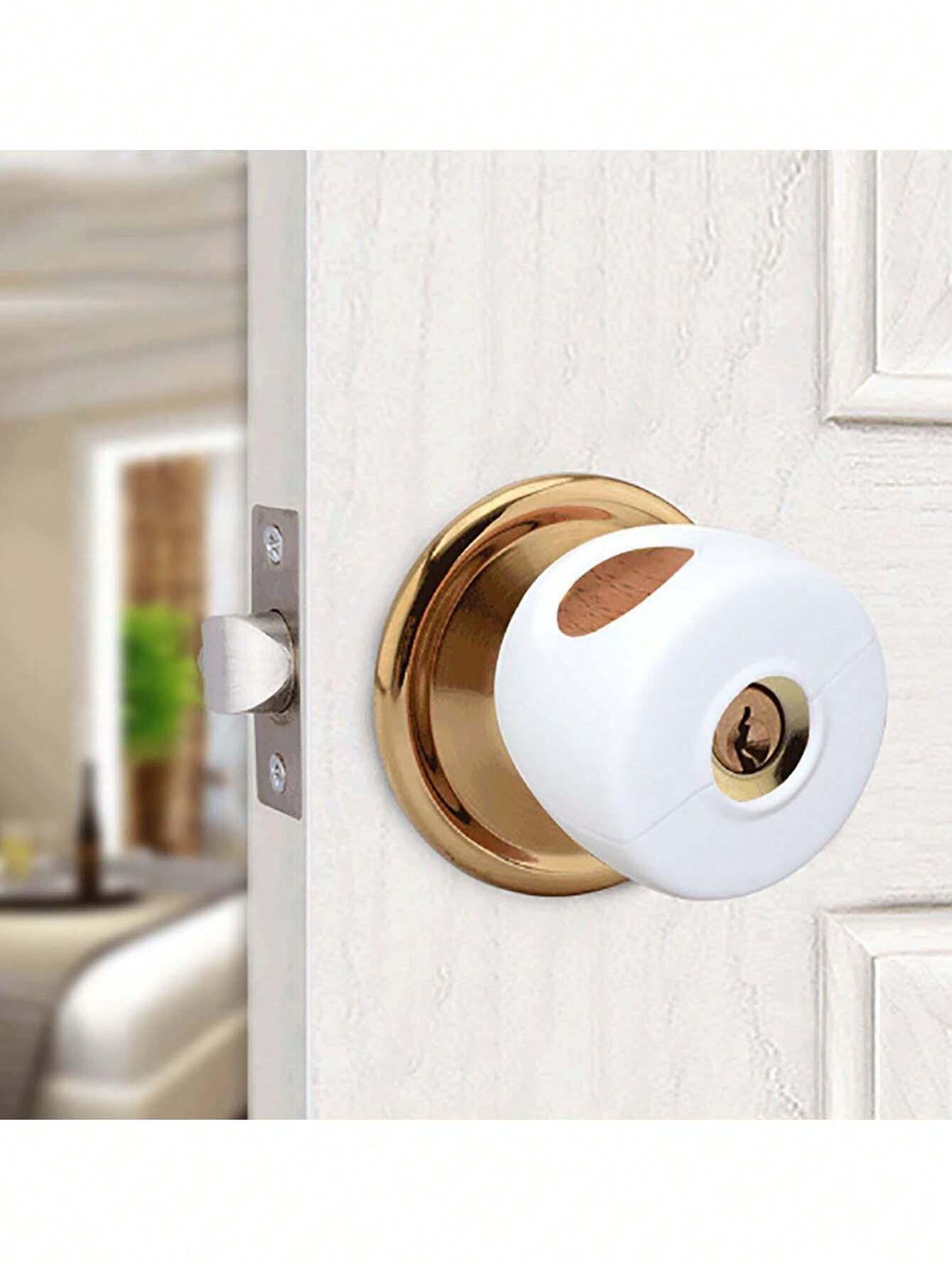 5pcs Child Door Handle Protective Cover, Baby BallShaped Door Lock