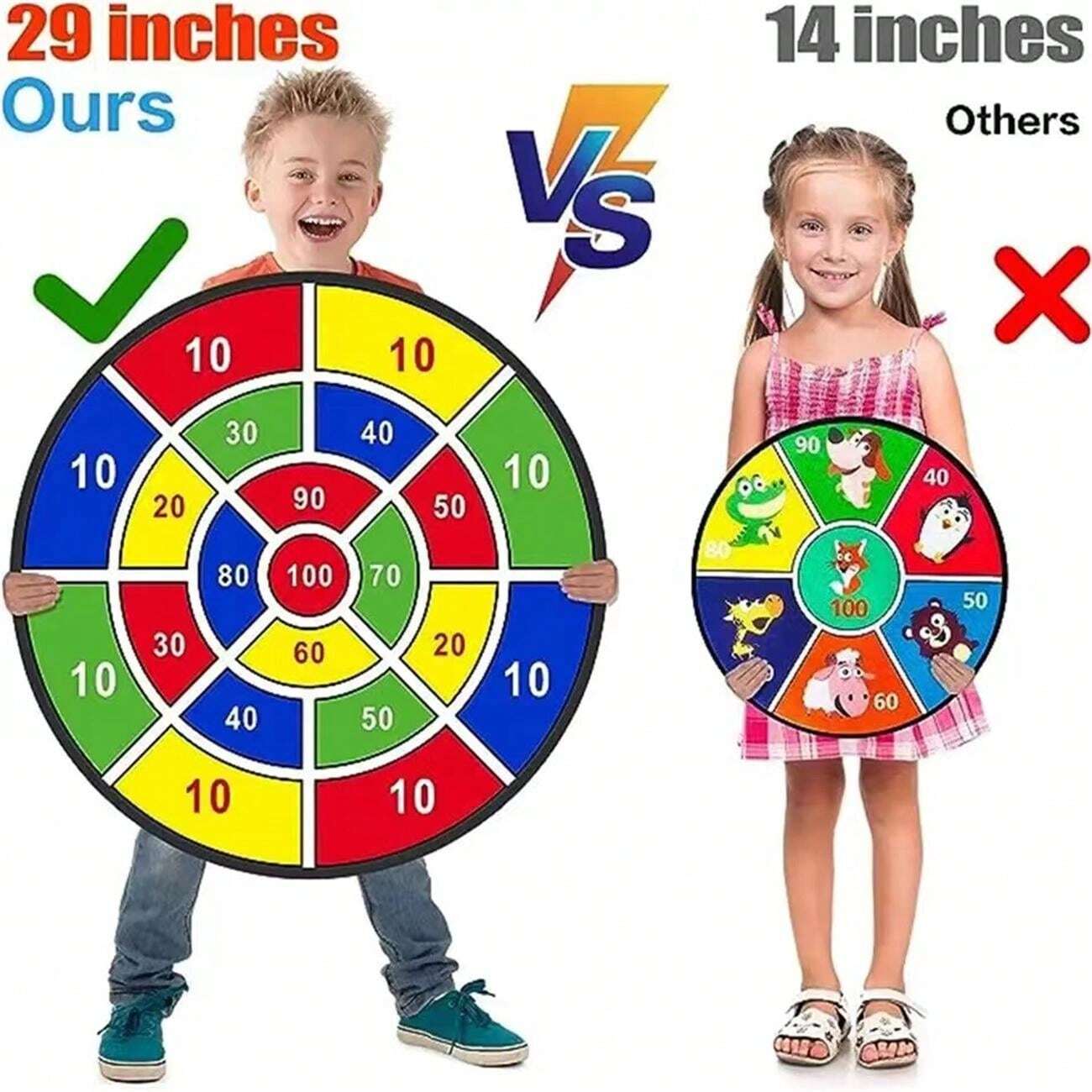 12pcs Sticky Ball & Dartboard Set, Indoor/Outdoor Toy For ParentChild