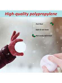 20 Piezas de bolas de nieve de simulación navideña, adecuadas para peleas de bolas de nieve - Decoración perfecta para el árbol de Navidad y juguetes para fiestas, regalo ideal para decoración de muñeco de nieve, para jugar en la nieve al aire libre y decorar el árbol de Navidad - Formas lindas y tacto cómodo