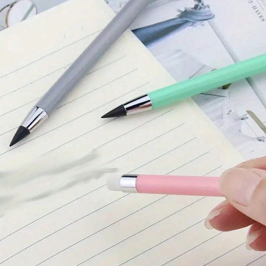 1 Unlimited Pen With BuiltIn Eraser No Need To Sharpen, Durable
