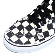 Zapatillas altas cómodas y casuales Vans SK8-Hi con estampado de cuadros, unisex - Blanco y Negro - Ver 7