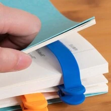 1/3/6 pièces de signets automatiques en silicone, signets pour la lecture des femmes, des hommes, des amateurs de livres, des lecteurs, parfaits pour une utilisation quotidienne au bureau, fournitures scolaires, rentrée scolaire