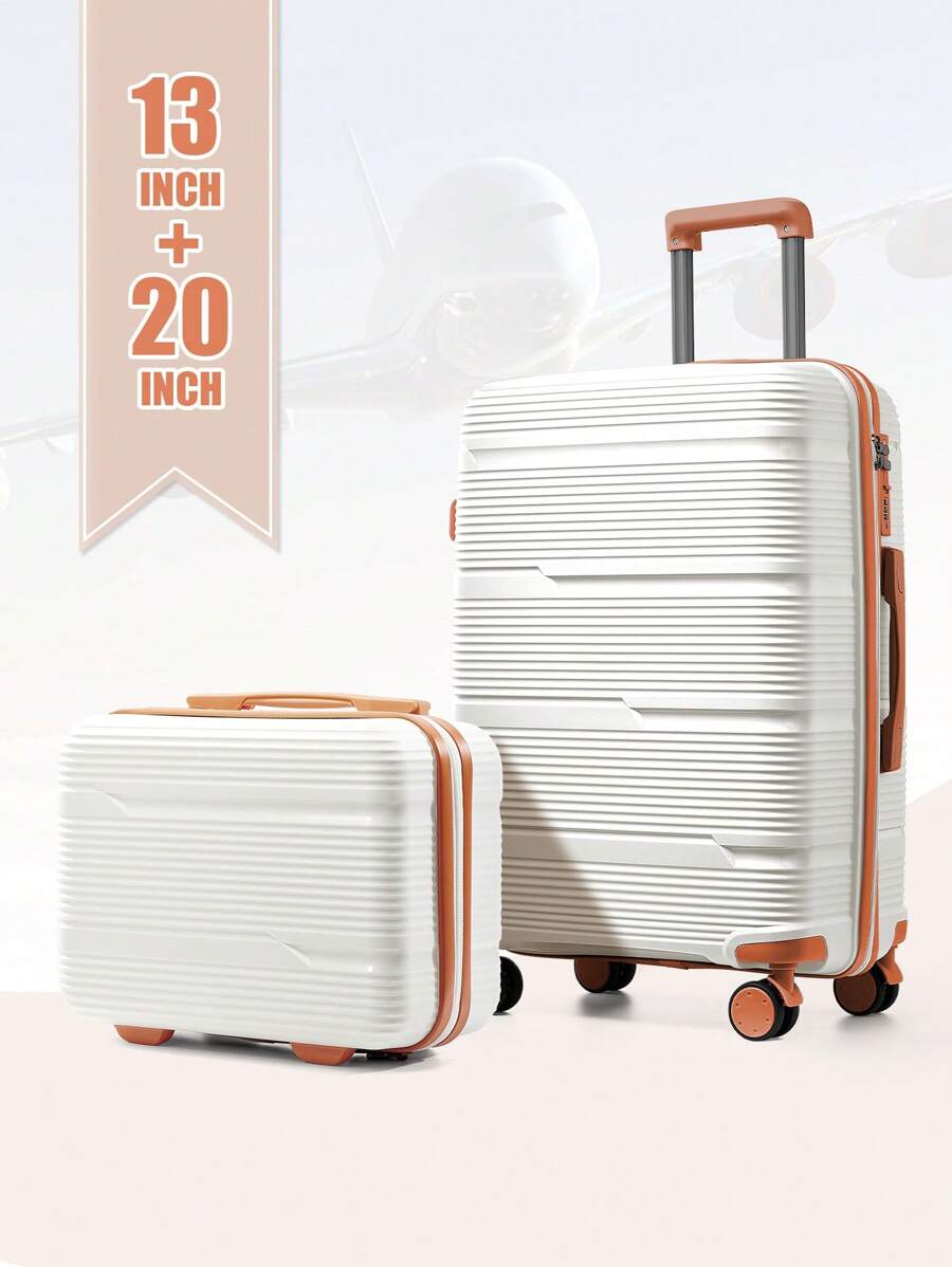 Floless Luggage Sets 2 Piece Hard Shell Travel Carry On Luggage Hard