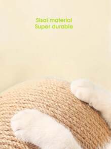 Jouet à gratter pour chat, boule à jouer pour chat, grattoir en sisal, jouet à gratter pour chat, jouet à poncer les griffes pour chat, jouet à gratter pour chat, roue d'exercice pour chat, jouet interactif pour chat à grimper, corde en sisal, bois