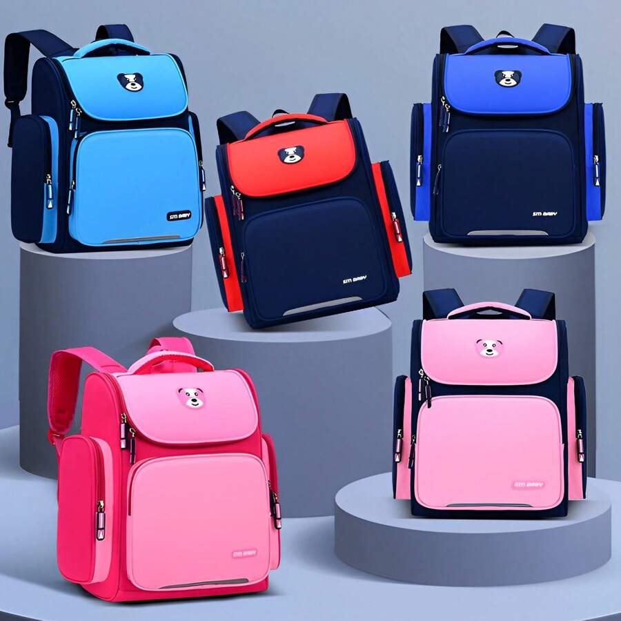 Mochilas escolares para niños, para escuela primaria, grados 1, 2, 3-6, versión coreana, mochila para niños de 6 a 12 años, de vuelta a la escuela