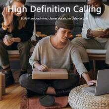 SCIJOY 创意蓝牙音箱：独特的面包形设计、TWS 模式、清晰的音质和增强的低音 - 室内和室外使用的完美便携式伴侣，圣诞节和万圣节礼物的理想选择 - 黑色 - 查看 3