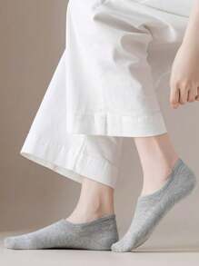 1/3/6/9 đôi tất cotton nữ, tất tàng hình, tất cổ ngắn, tất màu xám/đen/trắng, tất dễ thương, tất cho bé gái, phù hợp cho mọi mùa, thiết kế lưới thoáng khí, thấm hút mồ hôi, mềm mại và mịn màng, phù hợp cho kỳ nghỉ, thể thao, thường ngày, công sở và sinh hoạt hàng ngày, phối màu ngẫu nhiên. - Nhiều màu - Xem 4