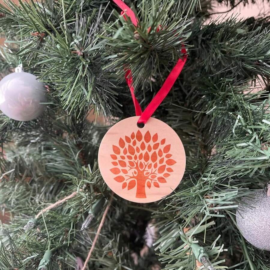 20 Pieces Reusable Tree Stencils 4 Inch Round Tree Of Life Stencil For