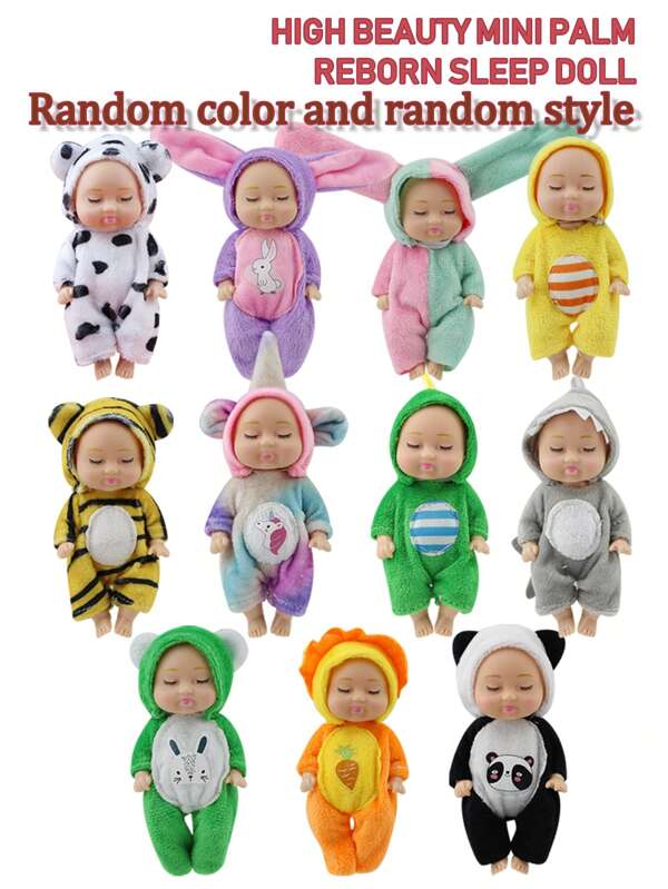 4.3-Inch Mini Resurrection Doll Solid Rubber Handcraft Art Toy, Collectible Figurine, Photography Prop, Holiday Gift