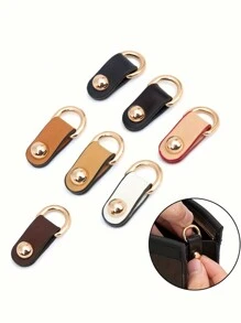 1 par de accesorios de bolsa con bolsa de cubo de metal, bolsa lateral con cremallera, accesorios DIY, repuesto, reutilizables, adecuados para diversos bolsos para mujeres, regalos de Navidad, regalo de Acción de Gracias vintage - Multicolor - Ver 4