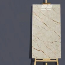 30pcs 5.4㎡ 3D Stereo Light Grey Marble Pattern Imitation Ceramic Tile Wall Sticker, Waterproof, Moisture-Proof, Covering Ugly Wall Panel, Kitchen & Bathroom Sticker, Aluminum Plastic Board Wall Sticker