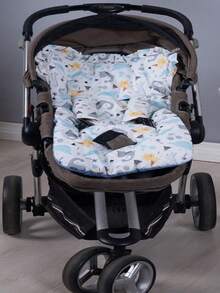 Universal Baby Stroller Cover Prints - Màu xanh nhạt - Xem 1